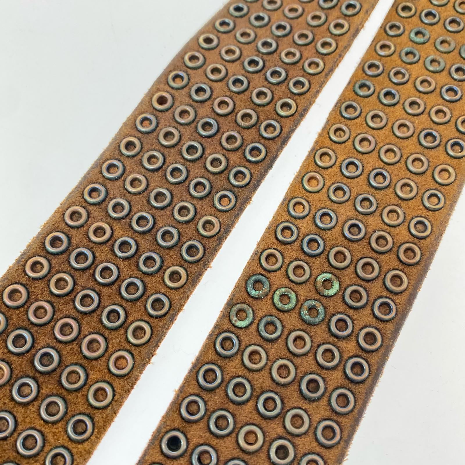 その他アクセサリー HTC スタッズベルト 茶 ブラウン