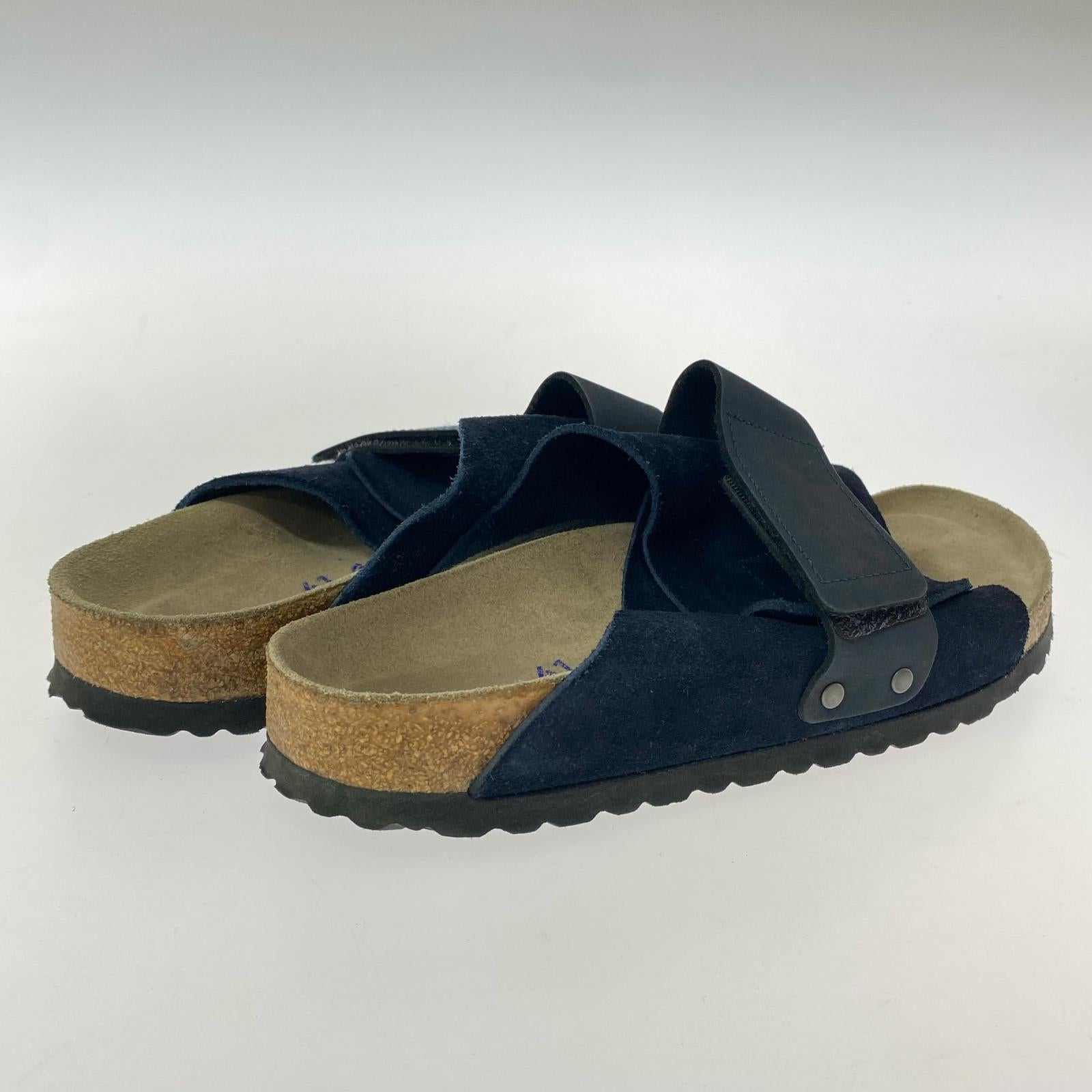 サンダル BIRKENSTOCK KYOTO 紺 (26.5) 26.5cm (US8 1/2 UK8 EU43) ネイビー