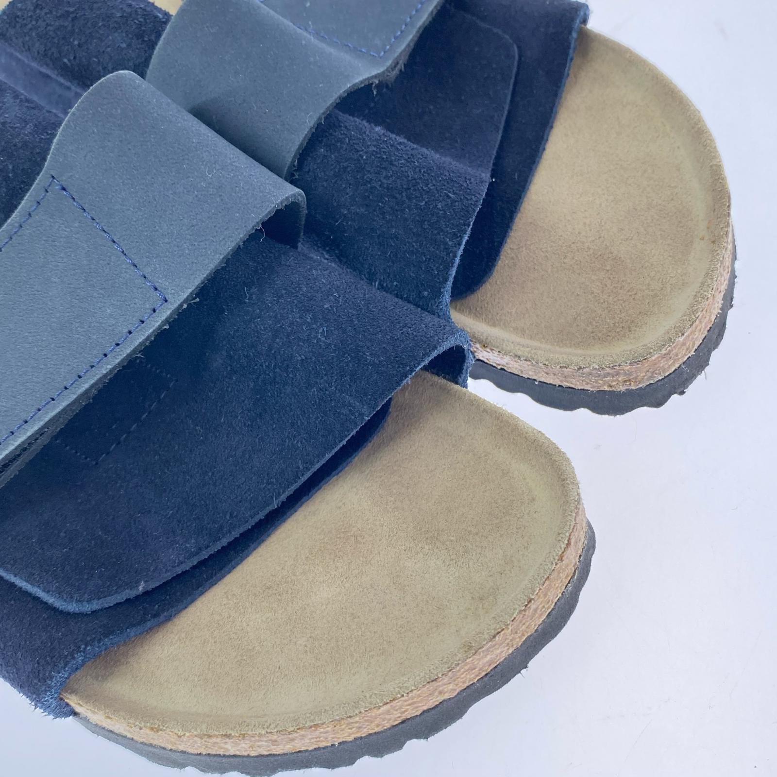 サンダル BIRKENSTOCK KYOTO 紺 (26.5) 26.5cm (US8 1/2 UK8 EU43) ネイビー