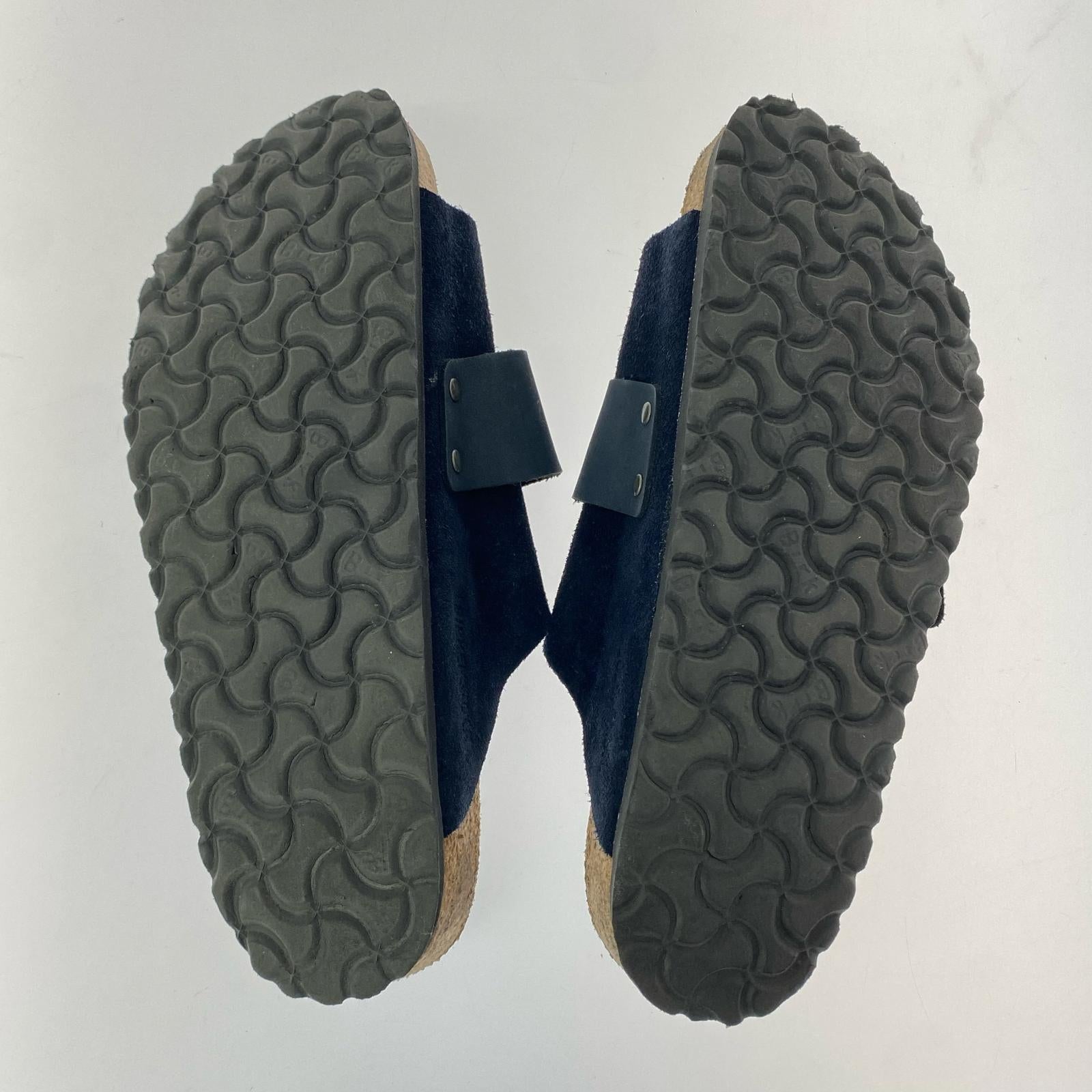サンダル BIRKENSTOCK KYOTO 紺 (26.5) 26.5cm (US8 1/2 UK8 EU43) ネイビー