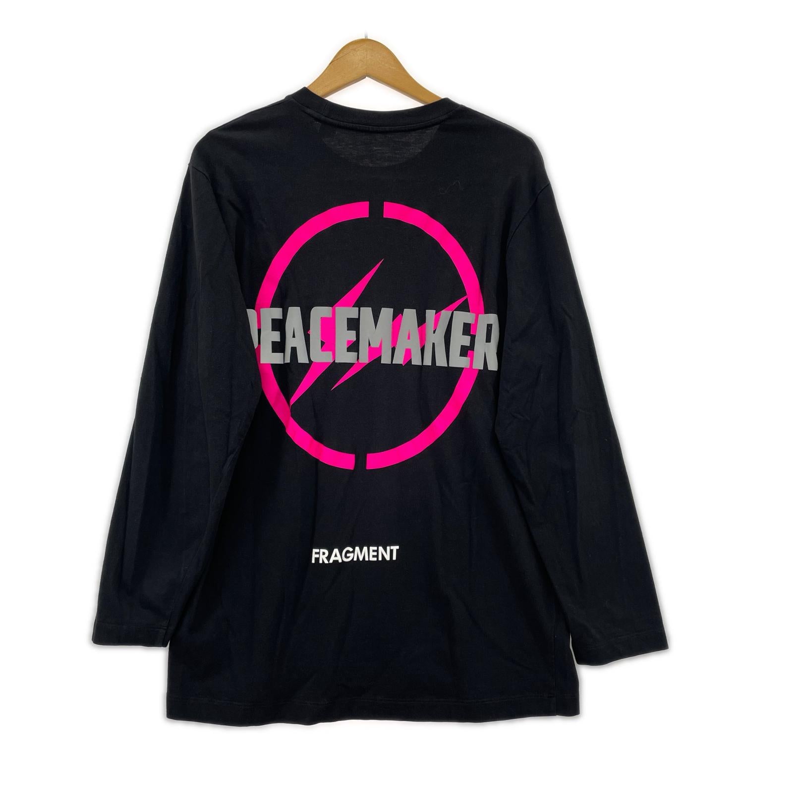 長袖Ｔシャツ FRAGMENT PEACEMAKER S ブラック