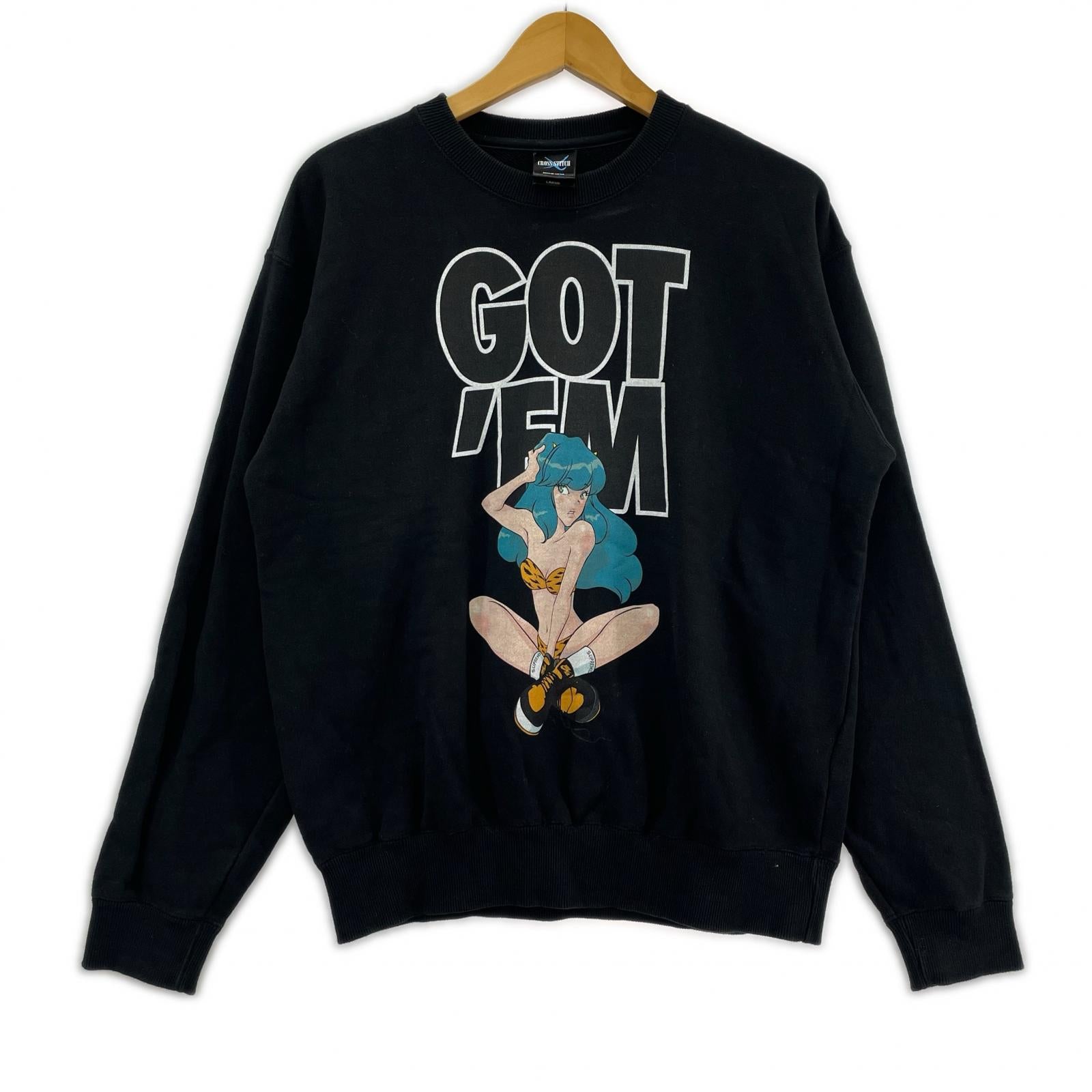 スウェット CROSS STTCH （L） L ブラック