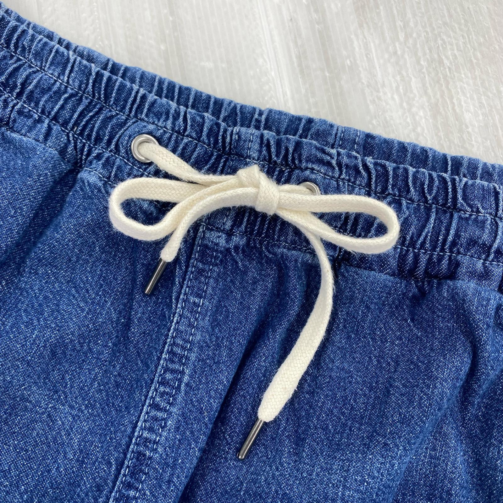 ショートパンツ プレップスター デニムショーツ (M) M ブルー
