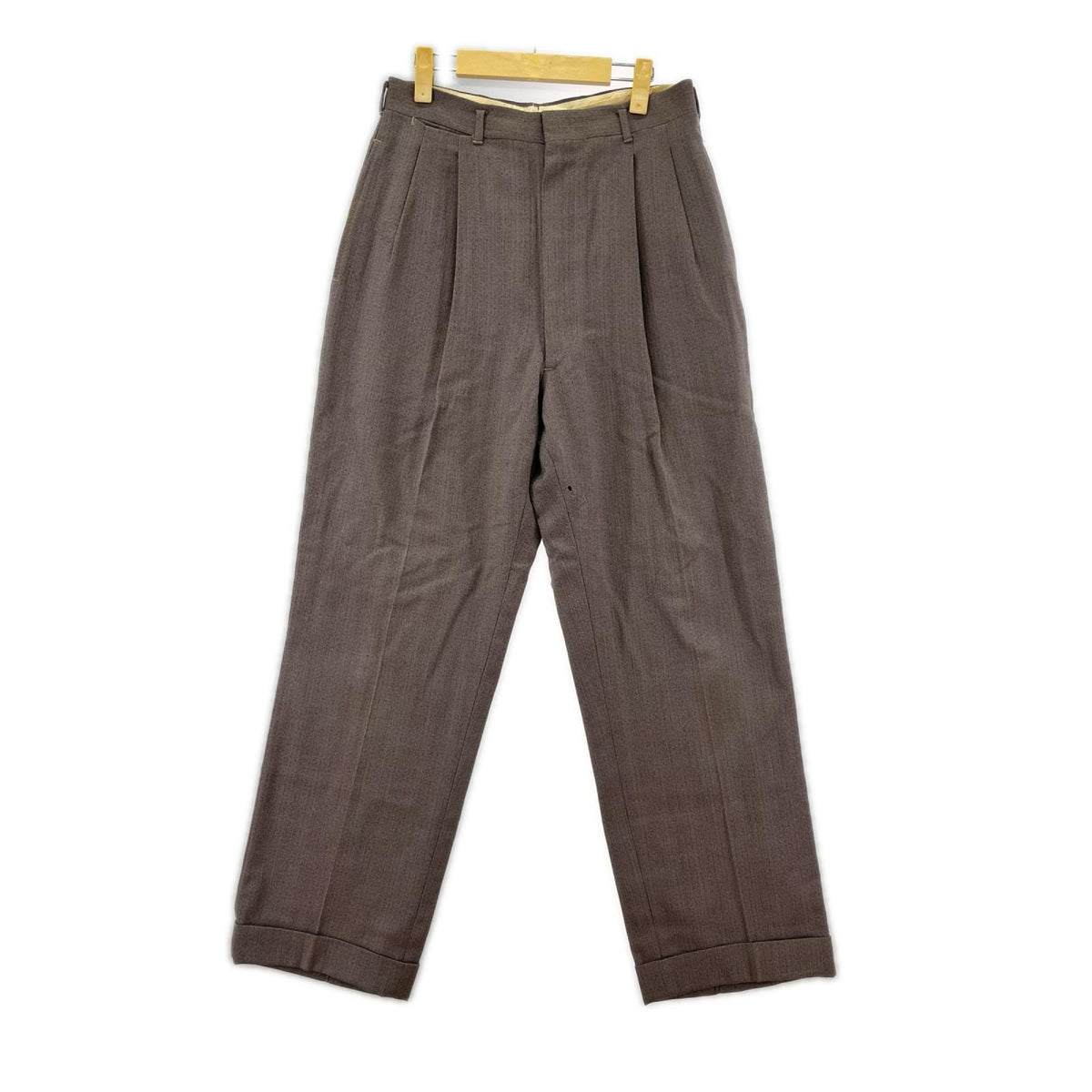 パンツ 60s-70s頃 スラックスパンツ W30 グレー