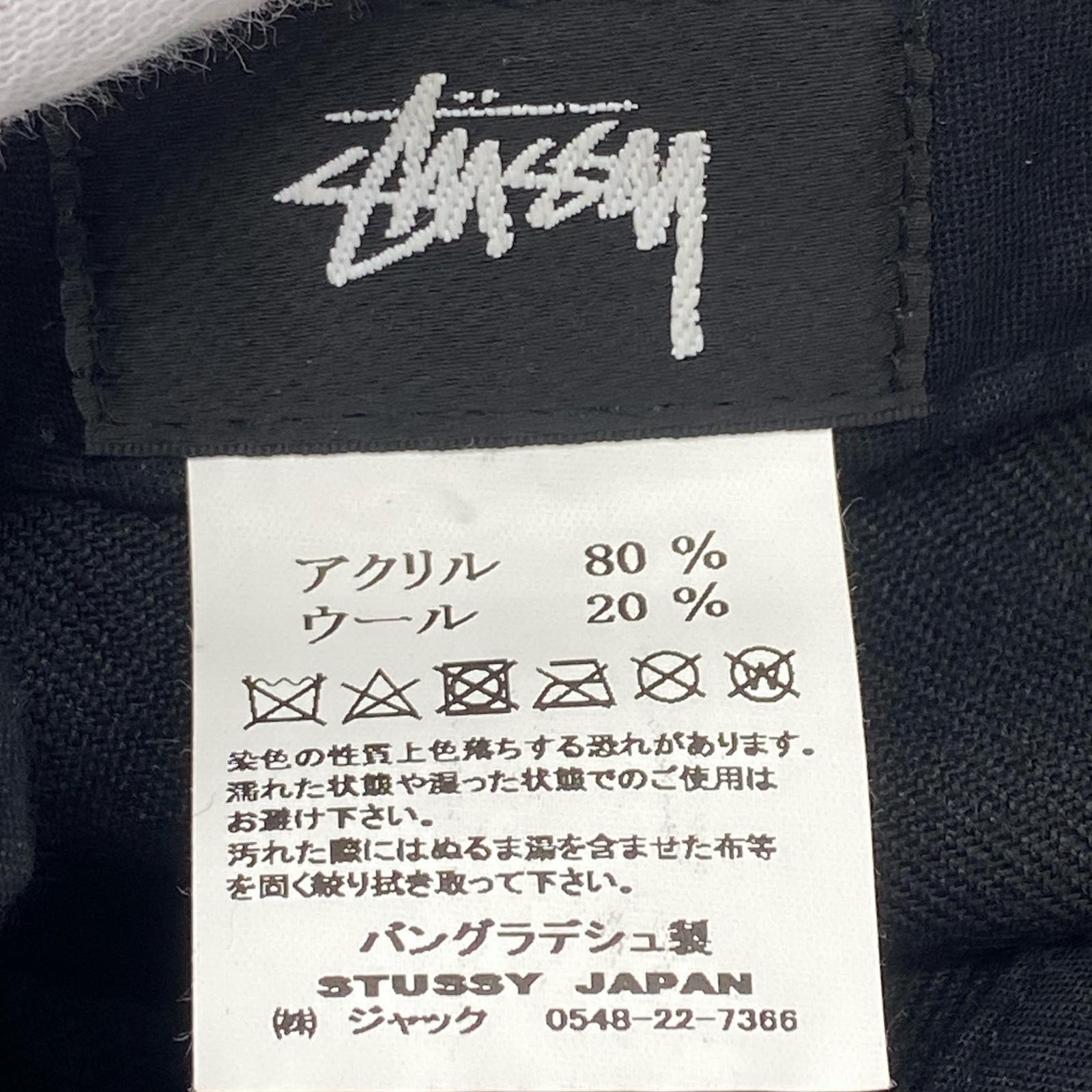 キャップ STUSSY bent crown low cap ブラック ブラック
