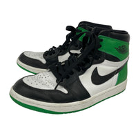 スニーカー Jordan 1 Retro High Lucky Green 25.5cm 25.5cm (US7 1/2 UK7 EU41) ブラック