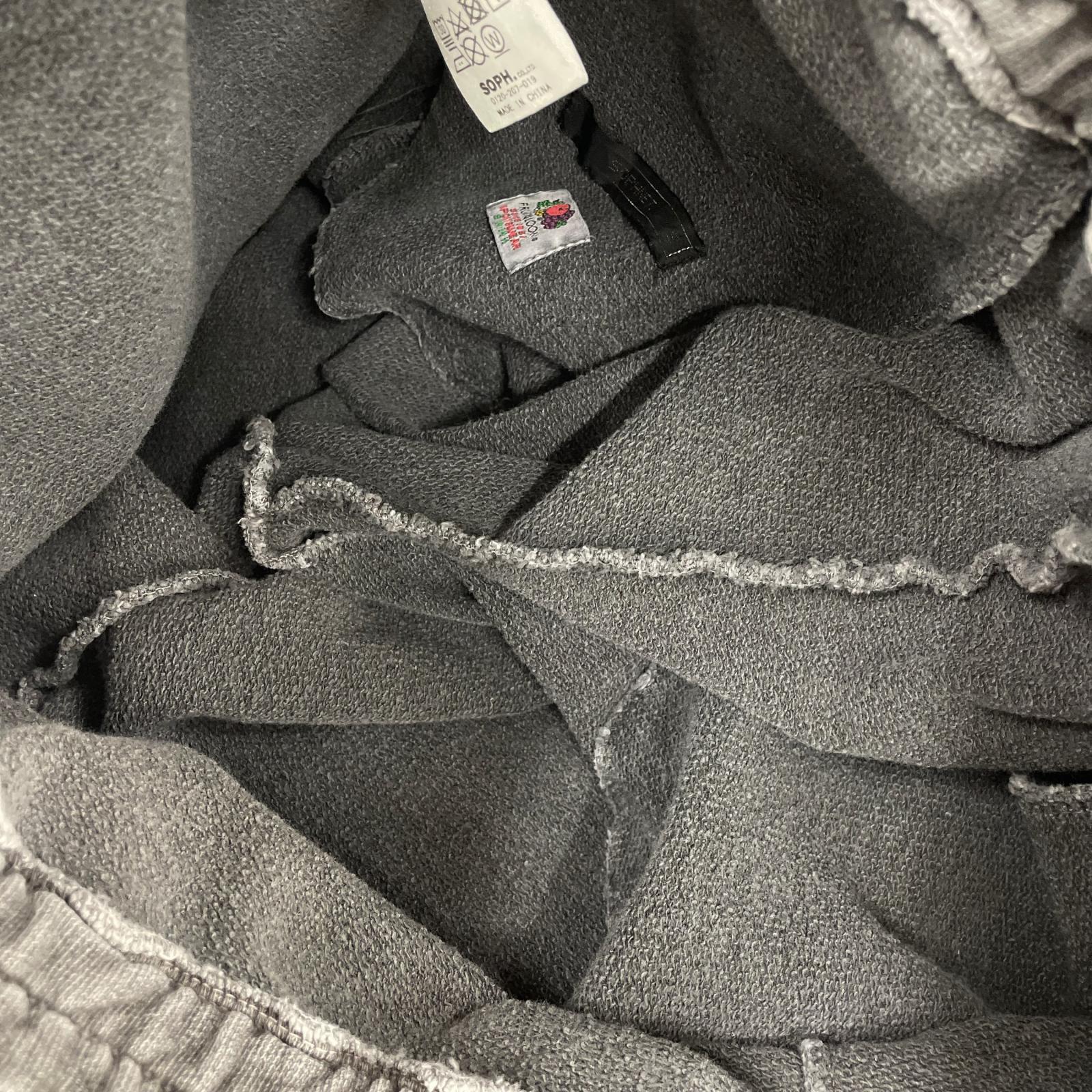 ショートパンツ FRUIT OF THE LOOM カットオフショーツ グレー S ブラック