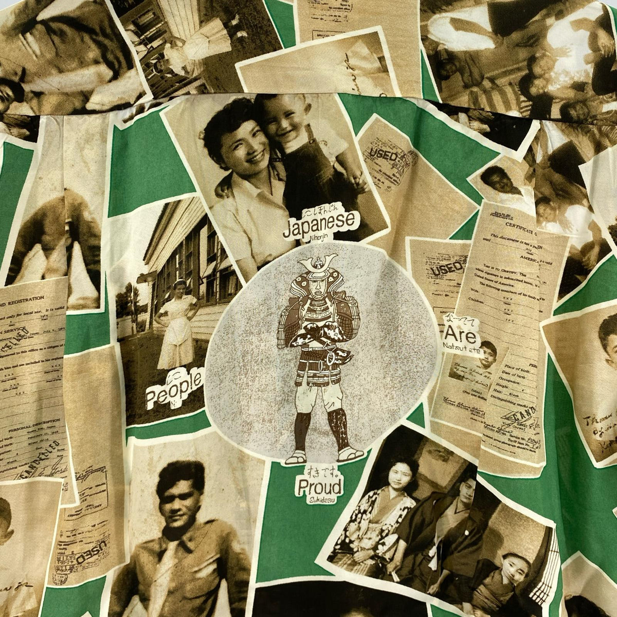 半袖シャツ SUN SURF KEONI OF HAWAII FAMILY BOND アロハシャツ S ベージュ系 S