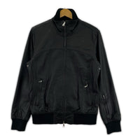 レザージャケット ラムレザージャケット　黒　S S ブラック