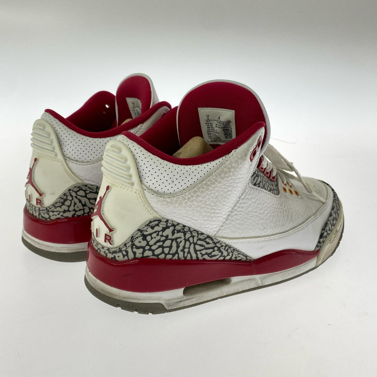 スニーカー AIR JORDAN 3 RETRO/26.0/CT8532-126 26cm (US8 UK7 1/2 EU42) ホワイト