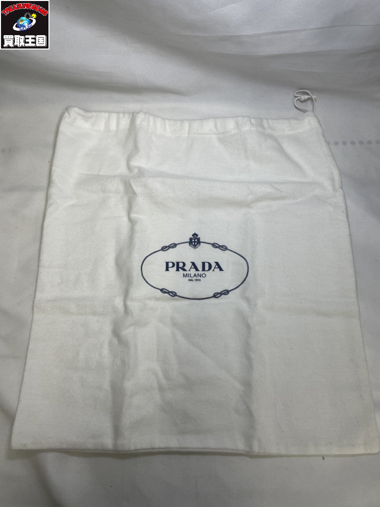 PRADA/サフィアーノ/チャーンショルダー/レッド