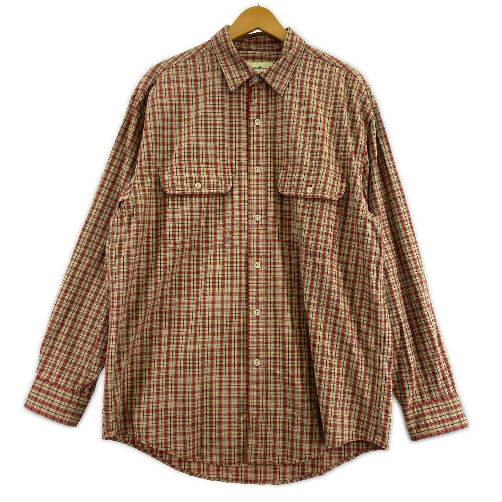 長袖シャツ 90s チェック柄 L/S シャツ (M) M