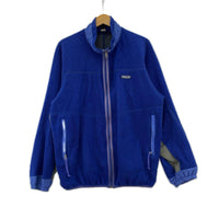 ジャケット 90s～ USA製 Partial eclipse jacket BLU L L ブルー