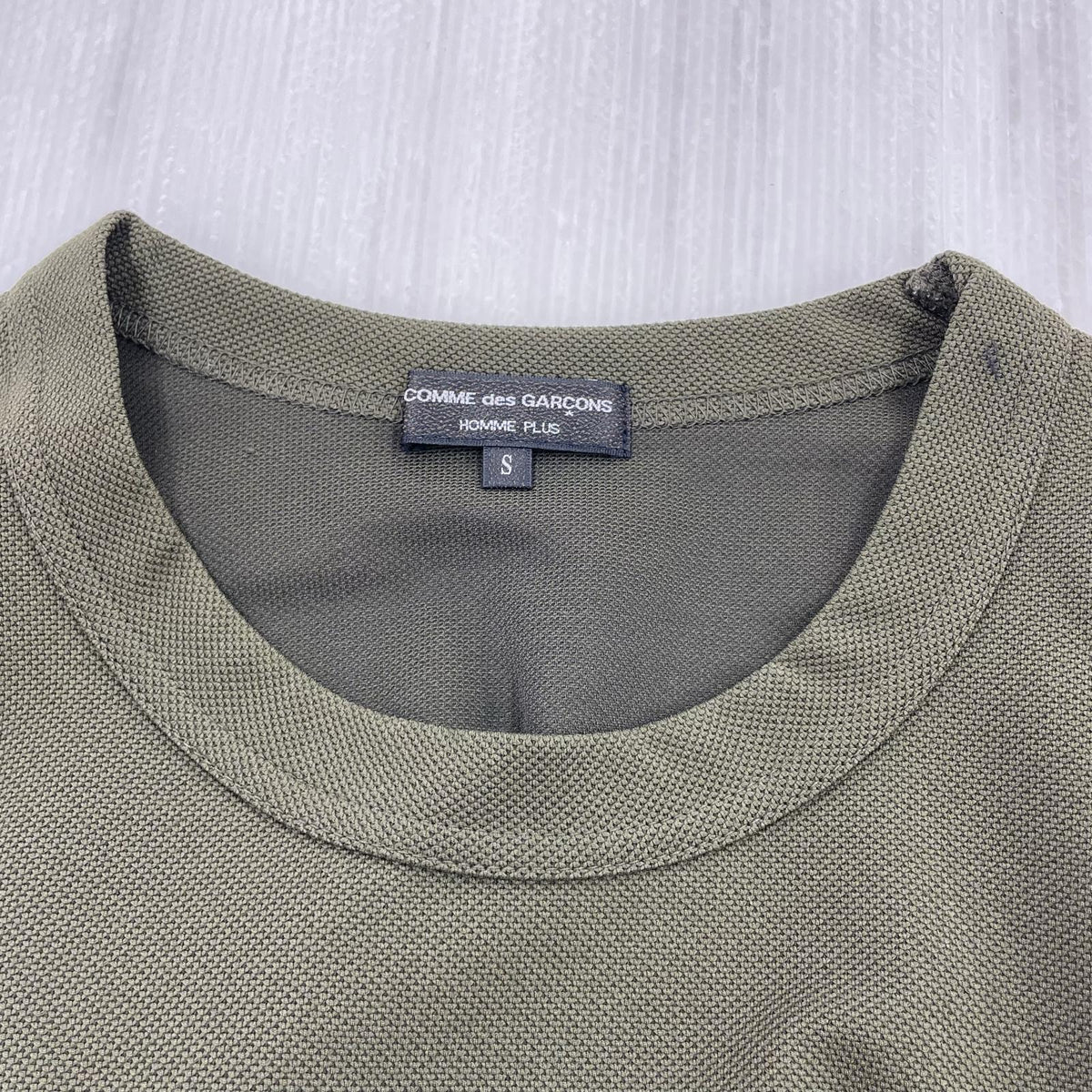 半袖Ｔシャツ COMME des GARCONS HOMME PLUS 25SS エステルTee S オリーブ S