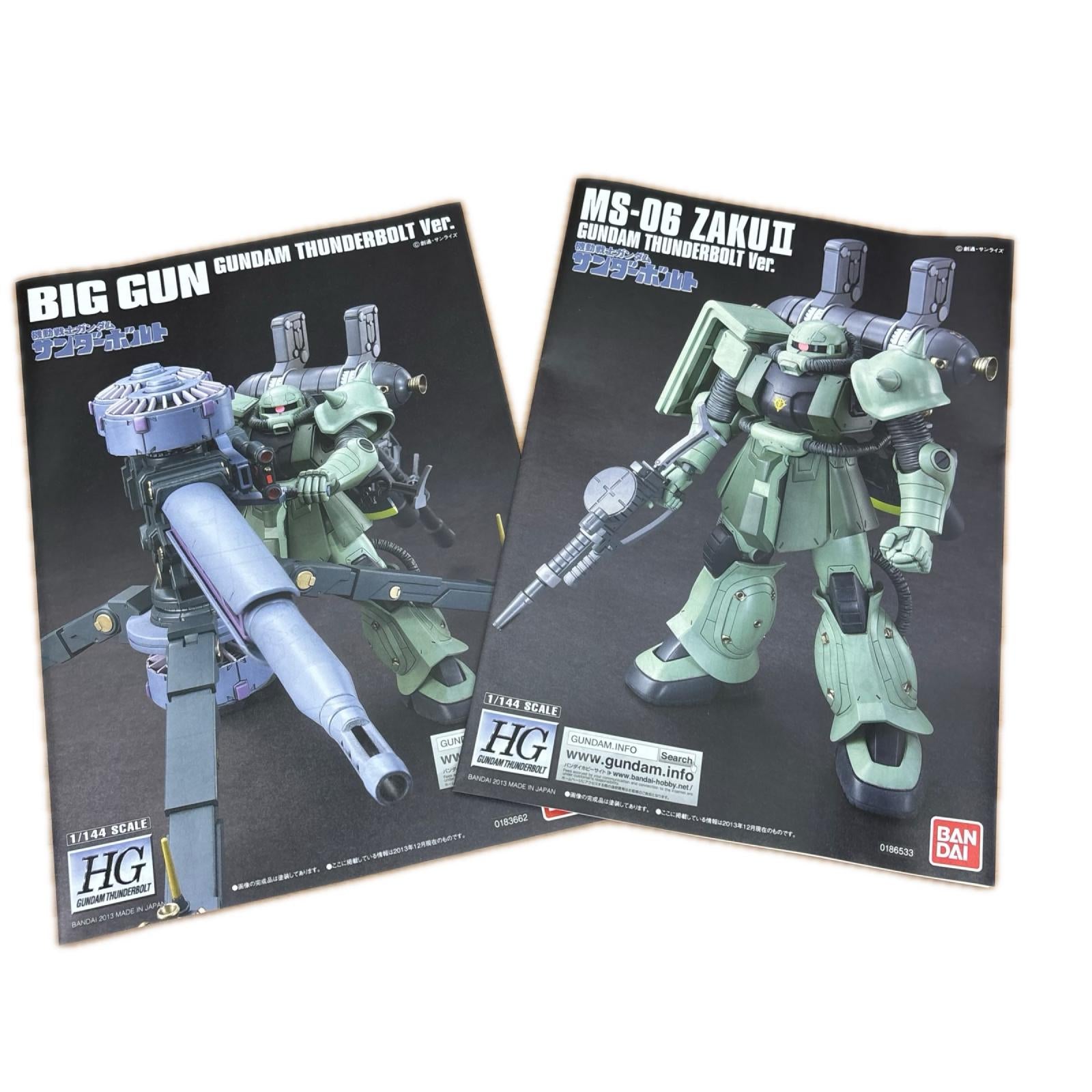 HG 1/144 量産型ザク＋ビッグガン（ガンダムサンダーボルト版） プラモデル　ガンダム バンダイ ガンプラ