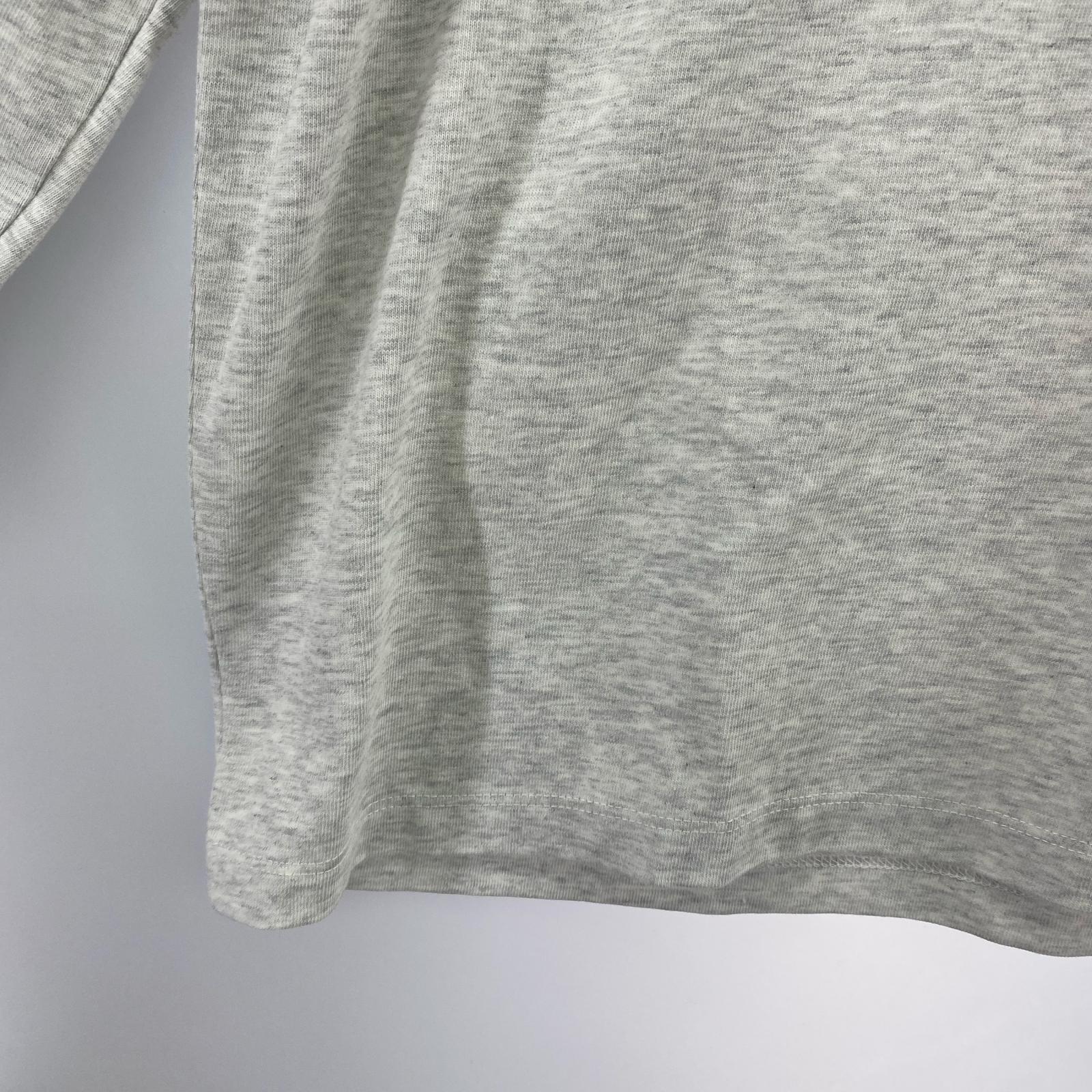 長袖Ｔシャツ パッチロゴ グレー （L） L グレー