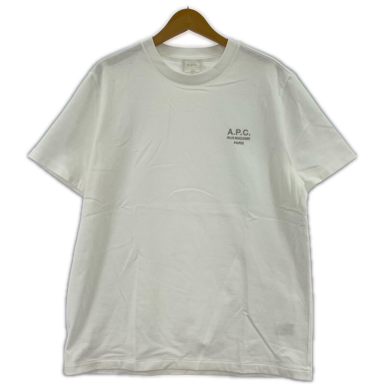 半袖Ｔシャツ RUE MADAME 胸ロゴ刺繍 S/S Tee 白 L L ホワイト