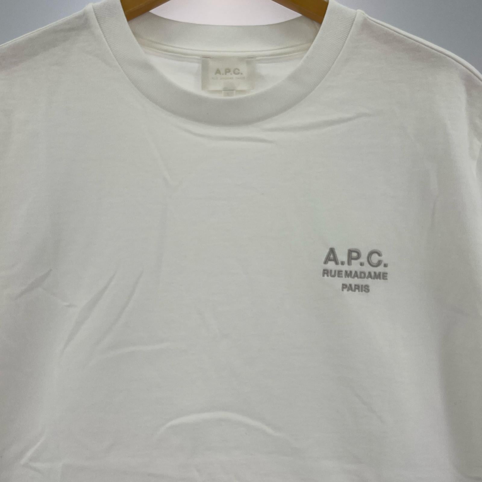 半袖Ｔシャツ RUE MADAME 胸ロゴ刺繍 S/S Tee 白 L L ホワイト