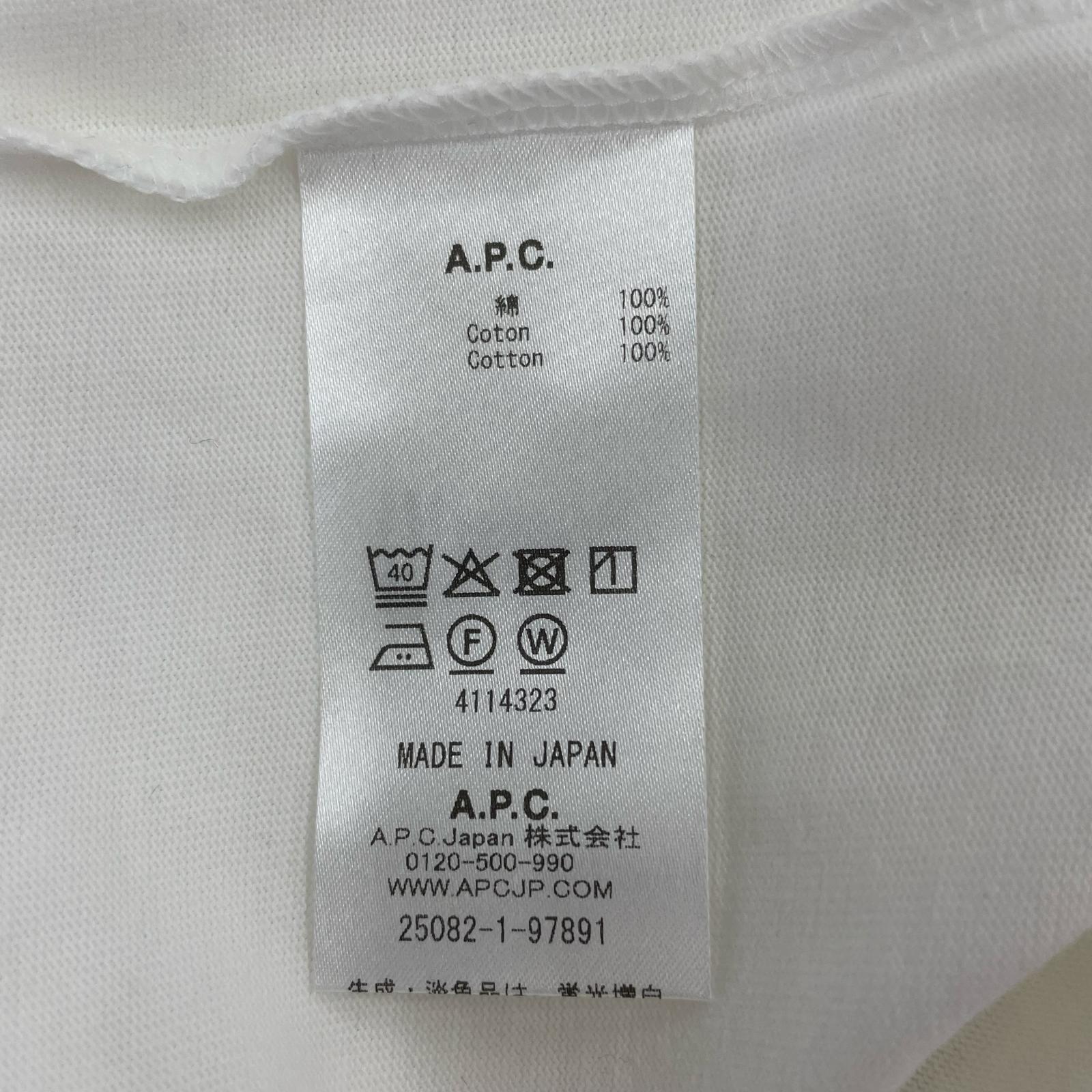 半袖Ｔシャツ RUE MADAME 胸ロゴ刺繍 S/S Tee 白 L L ホワイト