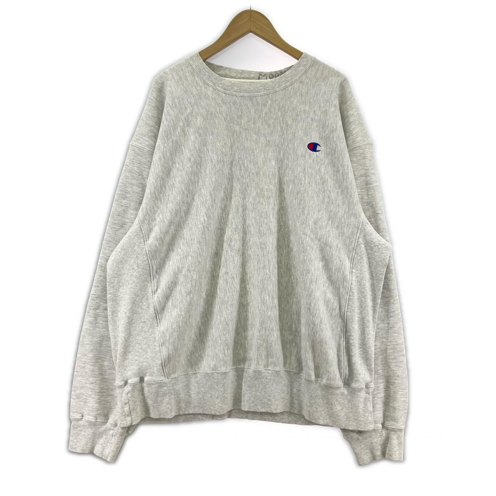 スウェット 00s EST,1919 REVERSE WEAVE SALVADOR 目刺繍 グレー
