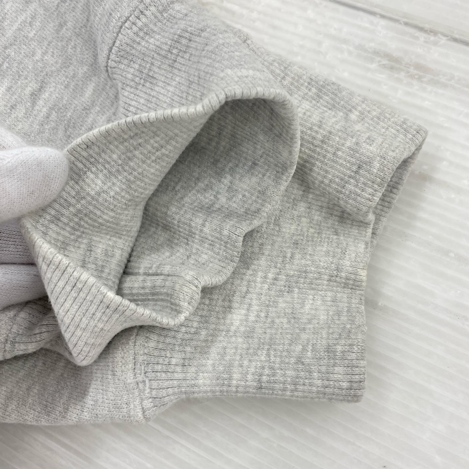 スウェット 00s EST,1919 REVERSE WEAVE SALVADOR 目刺繍 グレー