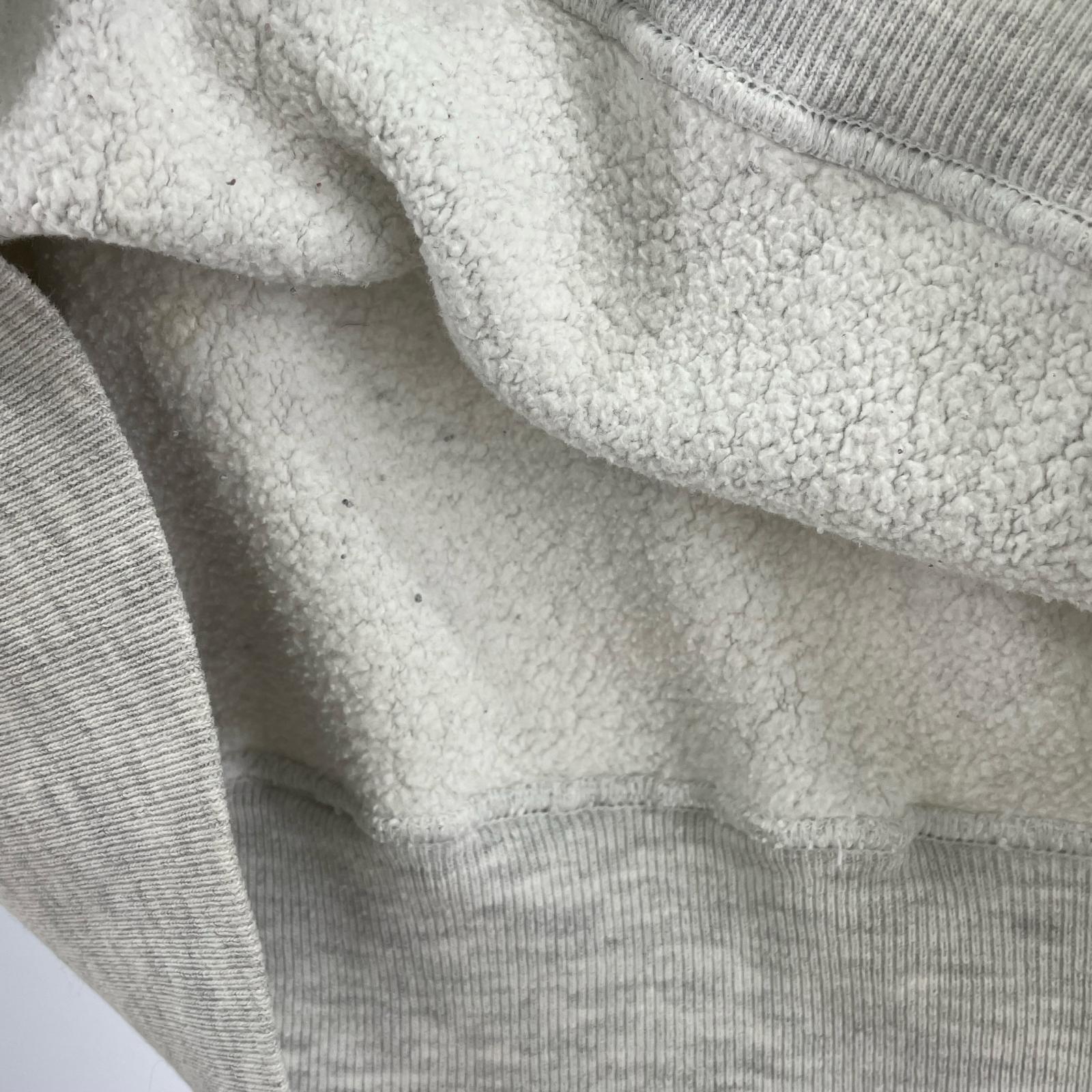 スウェット 90s~00s REVERSE WEAVE 刺繍タグ後期 カッレジロゴ グレー