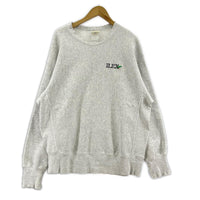 スウェット 90s cros grain ILEX刺繍 Sweater グレー