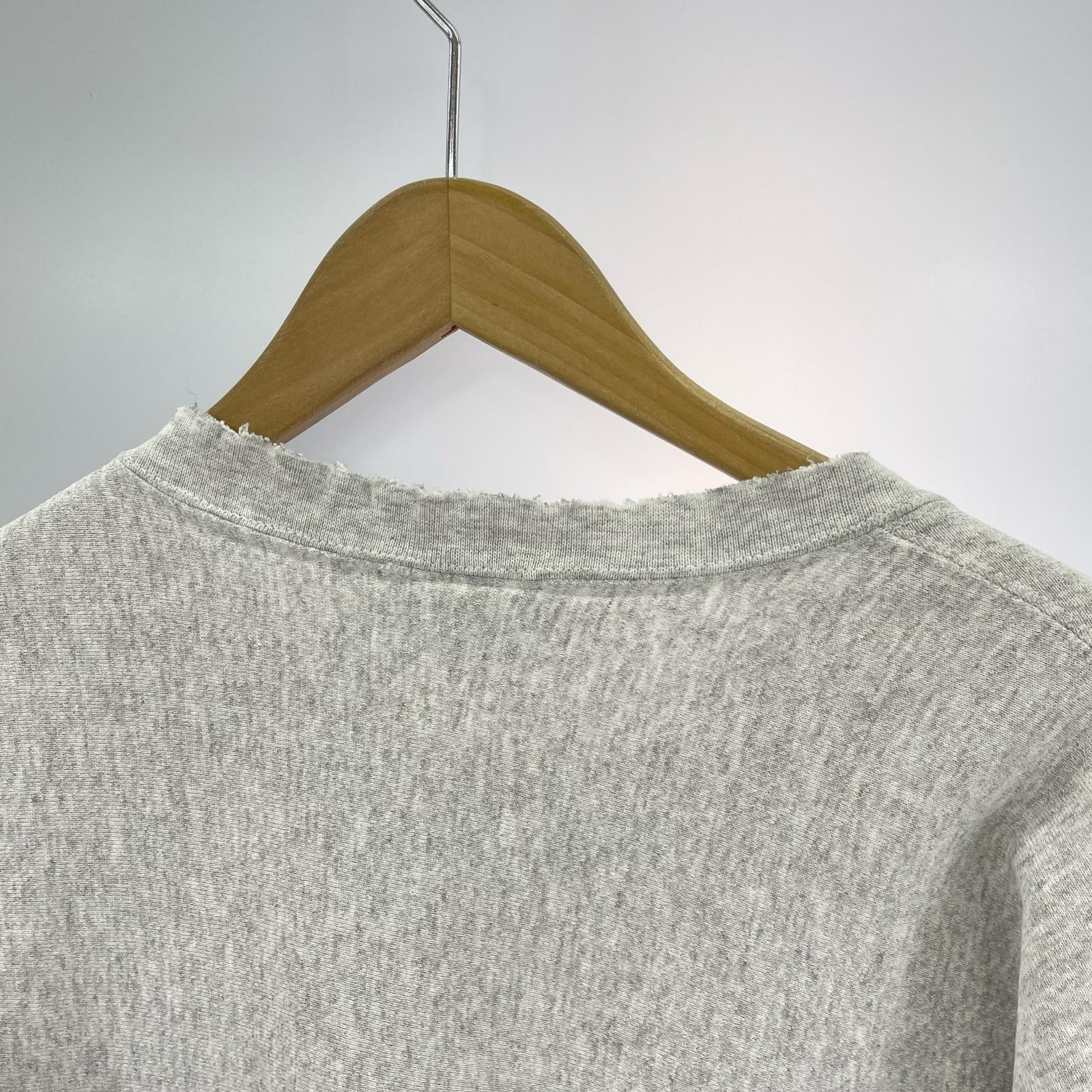 スウェット 90s cros grain ILEX刺繍 Sweater グレー