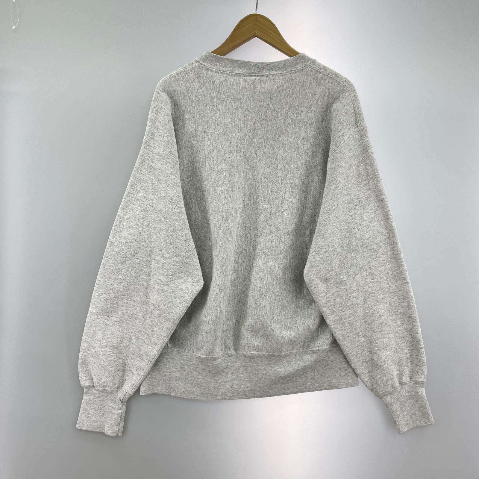 スウェット 90s cross grain FITNESS FIRST Sweater L グレー