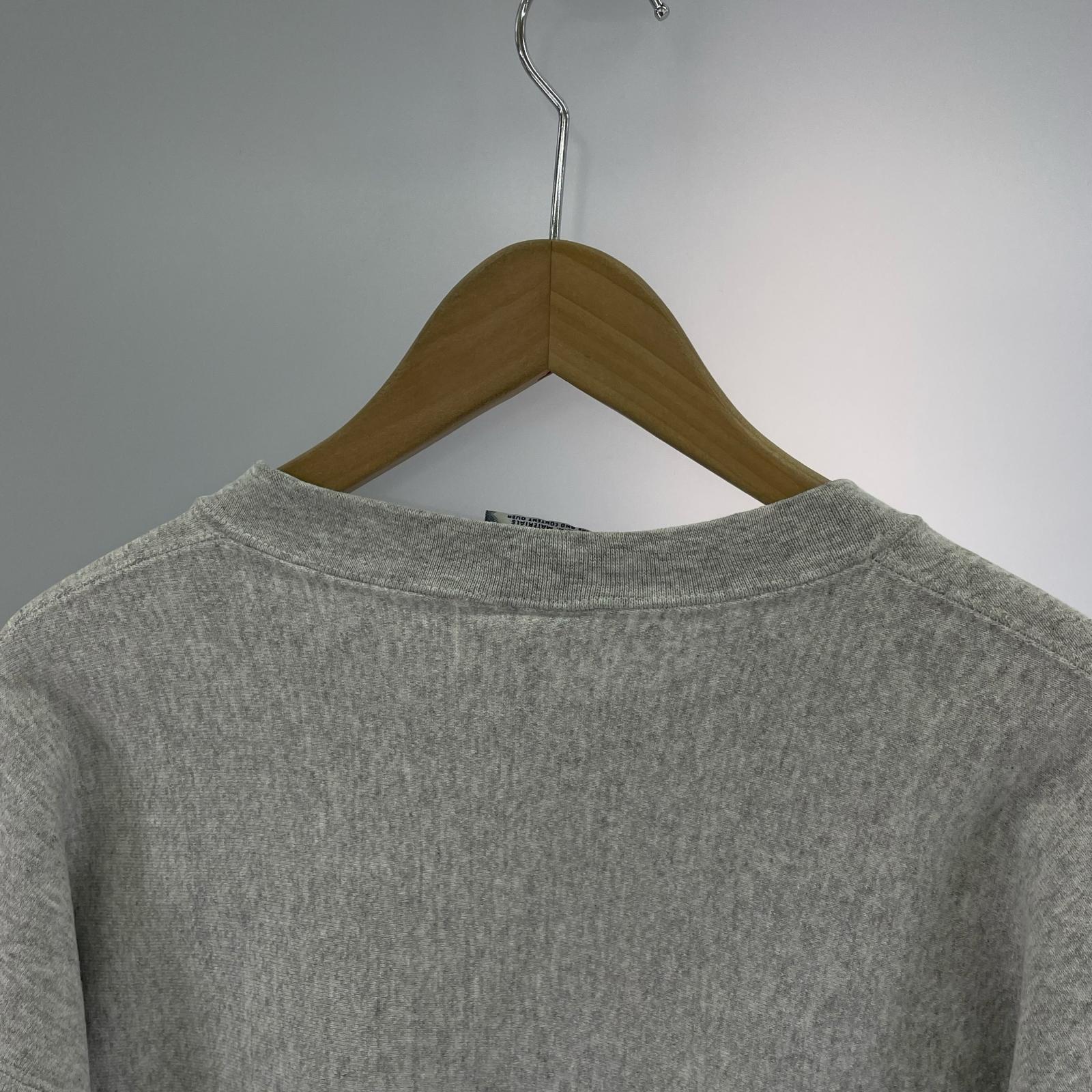 スウェット 90s cross grain FITNESS FIRST Sweater L グレー