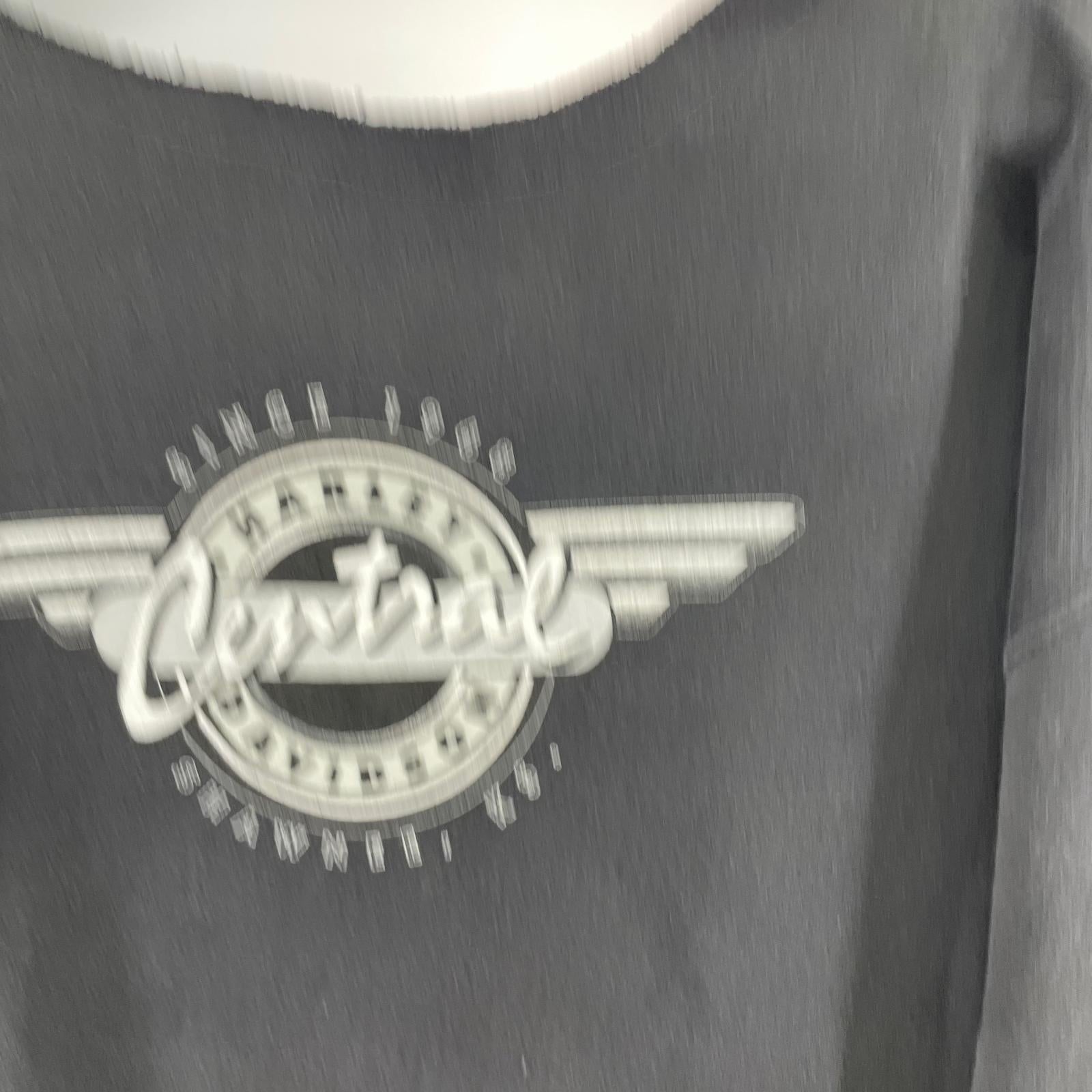 スウェット HARLEY DAVIDSON 00s アイアンロゴ バー&シールド ブラック