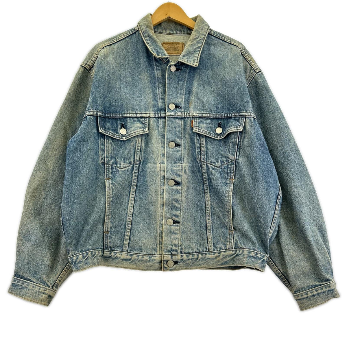 デニムジャケット 80s 70649-0217 ｵﾚﾝｼﾞﾀﾌﾞ (L) L ブルー