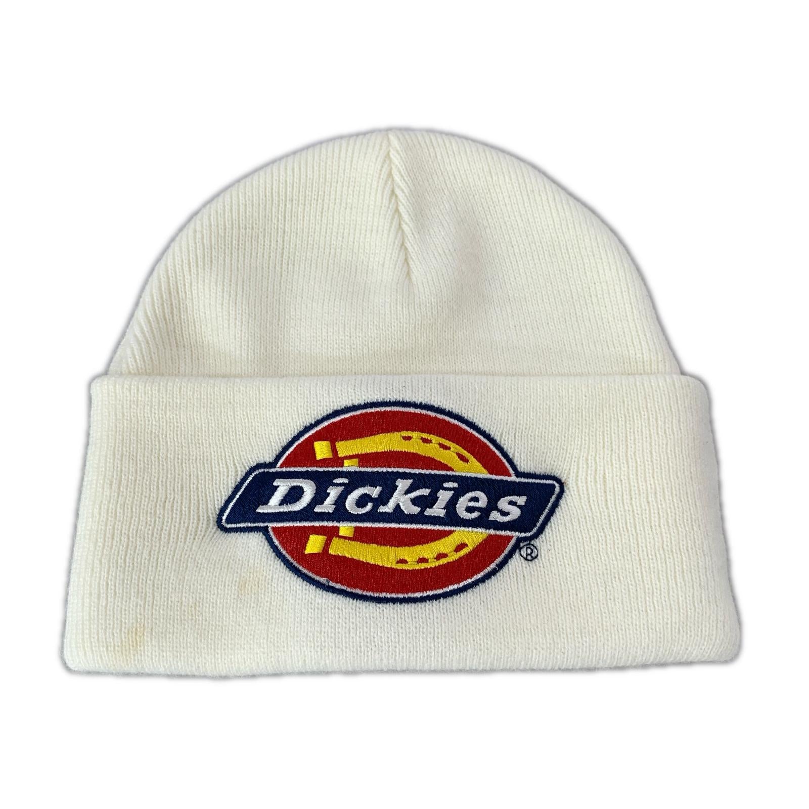 ニットキャップ Dickies 白 ホワイト