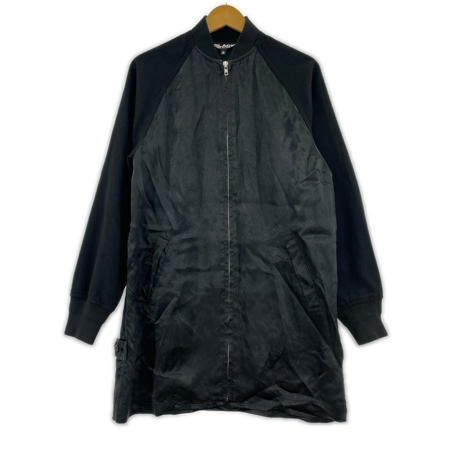 ジャケット BLACK COMME des GARCONS ロングブルゾン S ブラック S ブラック