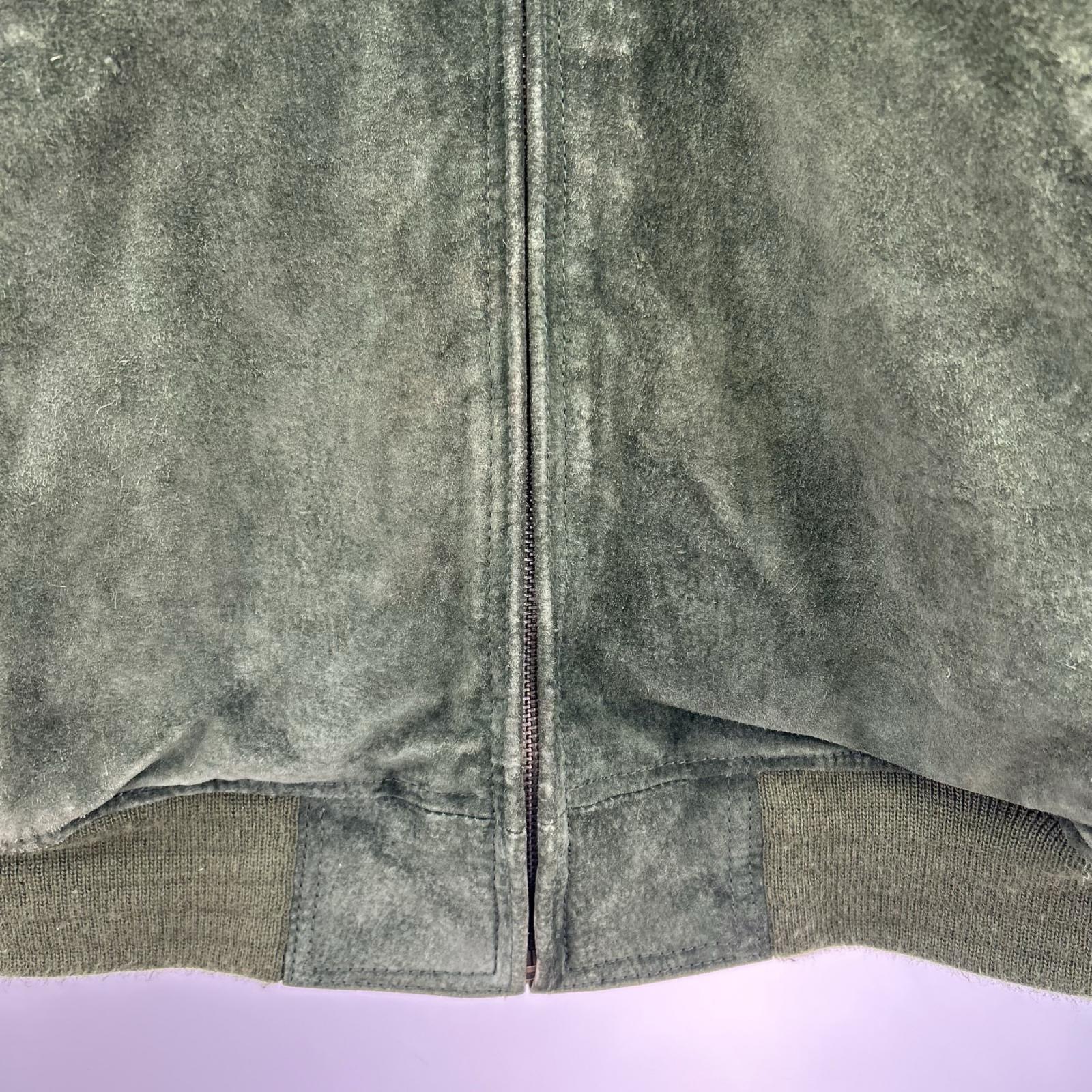 レザージャケット GENBONY Pig Skin GRN M M グリーン
