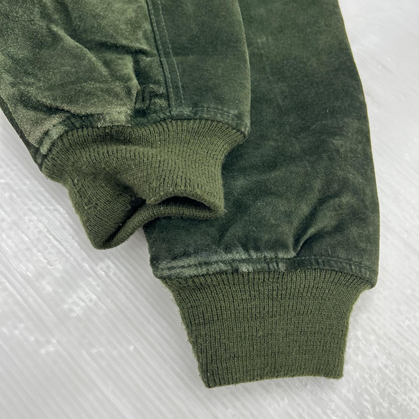 レザージャケット GENBONY Pig Skin GRN M M グリーン