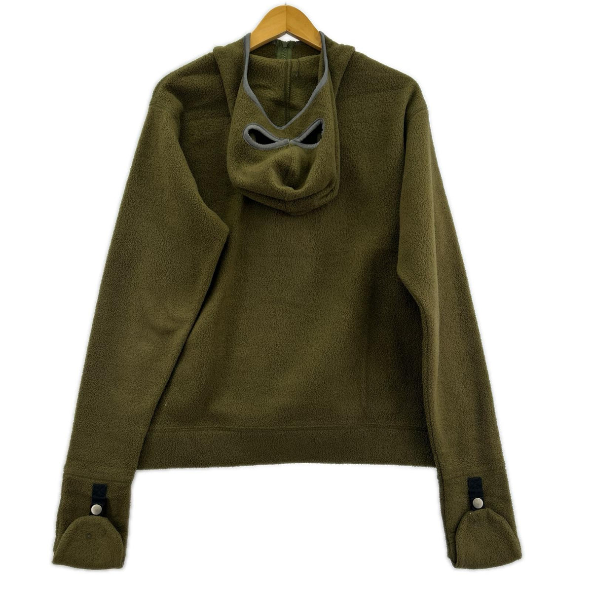 ジャケット FICCE 三角デザイン フリースプルオーバー(M) オリーブ M