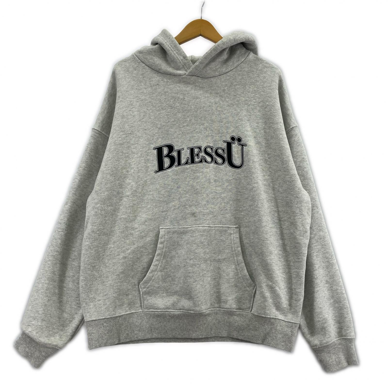 パーカー BLESS U POパーカー　グレー L L グレー