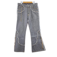 デニムパンツ FACCIES 12oz COWBOY DENIM PANTS (2) 2 グレー