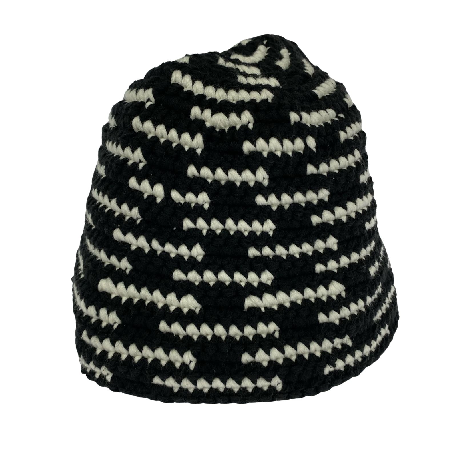 キャップ KNIT BUCKET HAT ブラック
