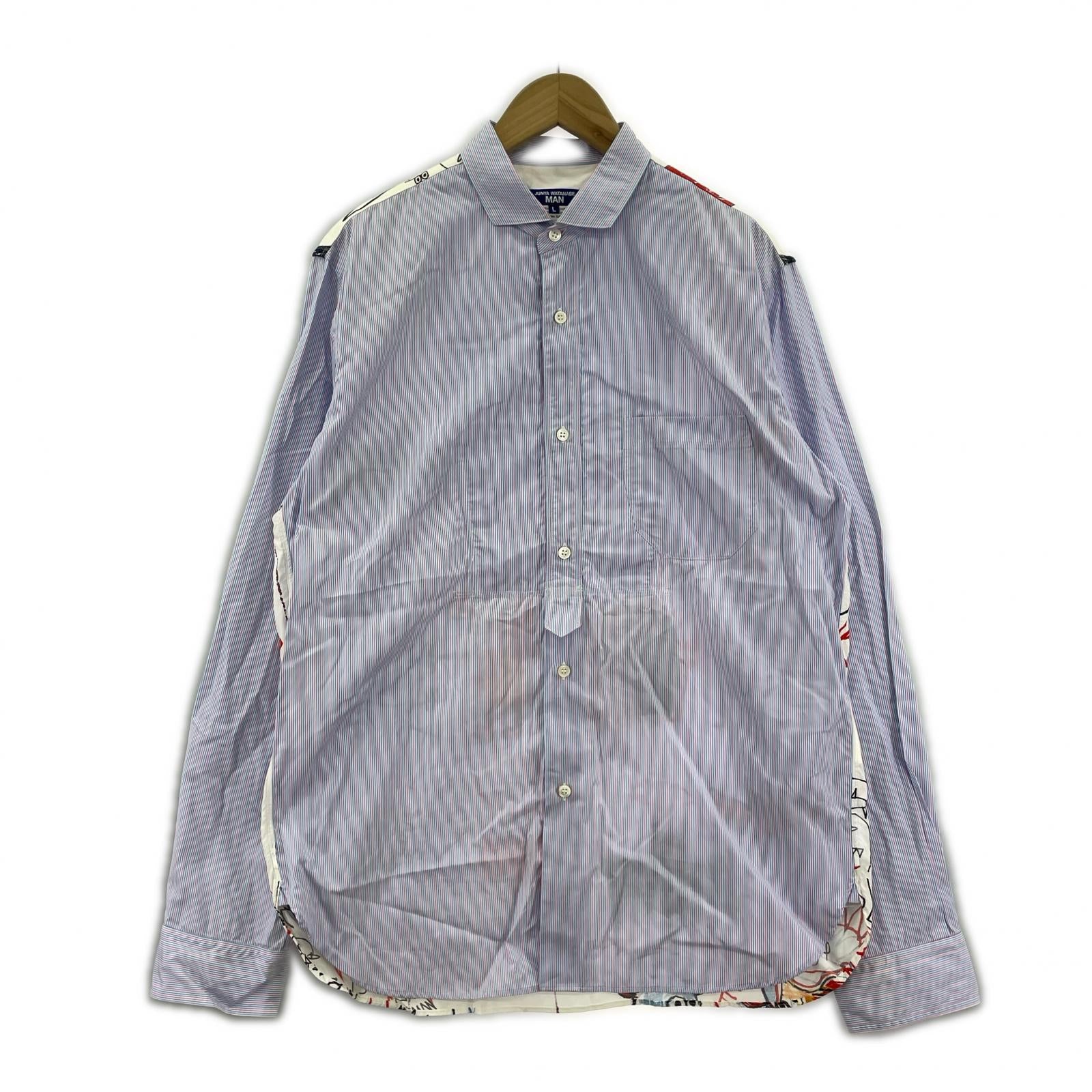 長袖シャツ × ean-Michel Basquiat ドッキングシャツ L
