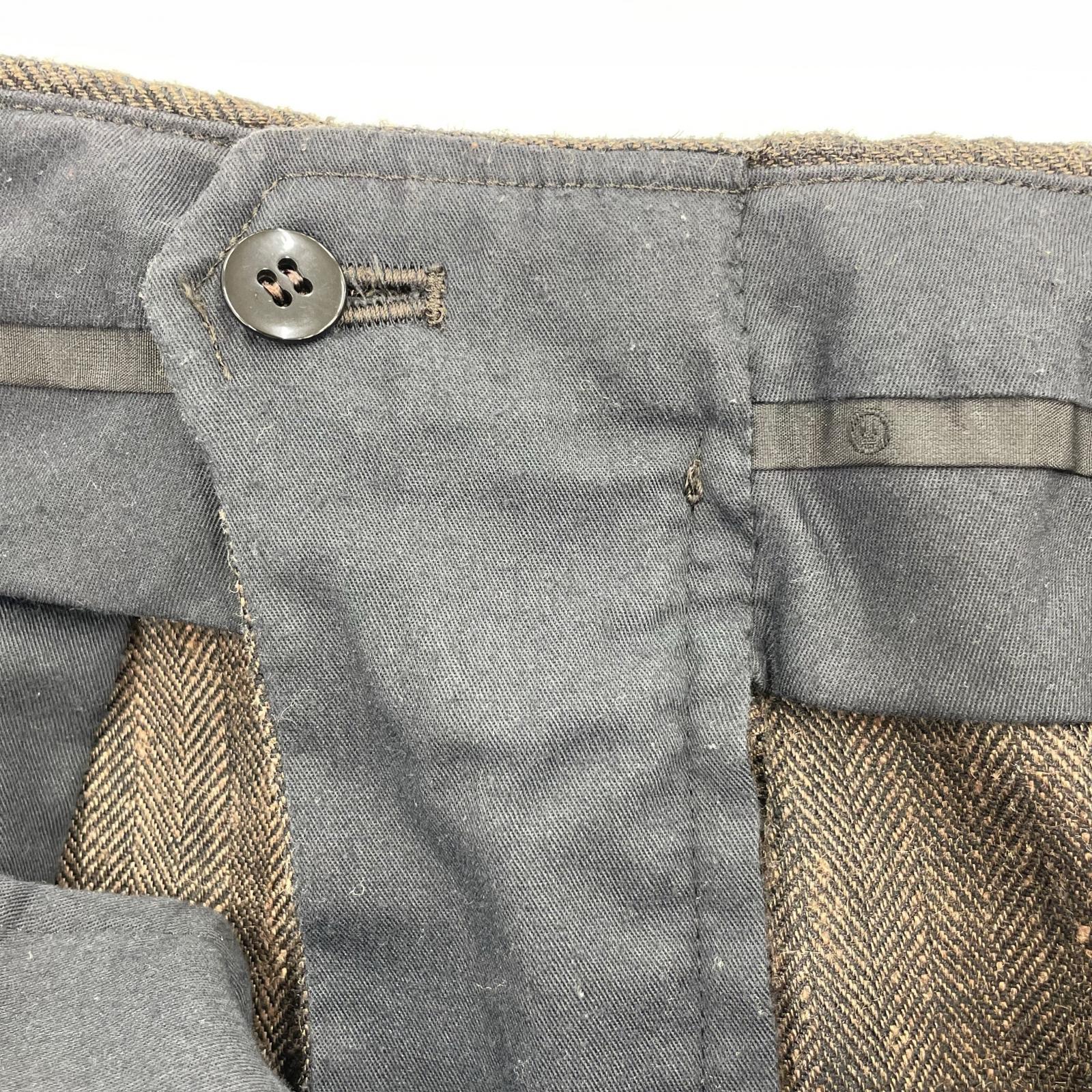 パンツ Sthe Shepherd UNDERCOVER 17SS ツイードスラックス ブラウン