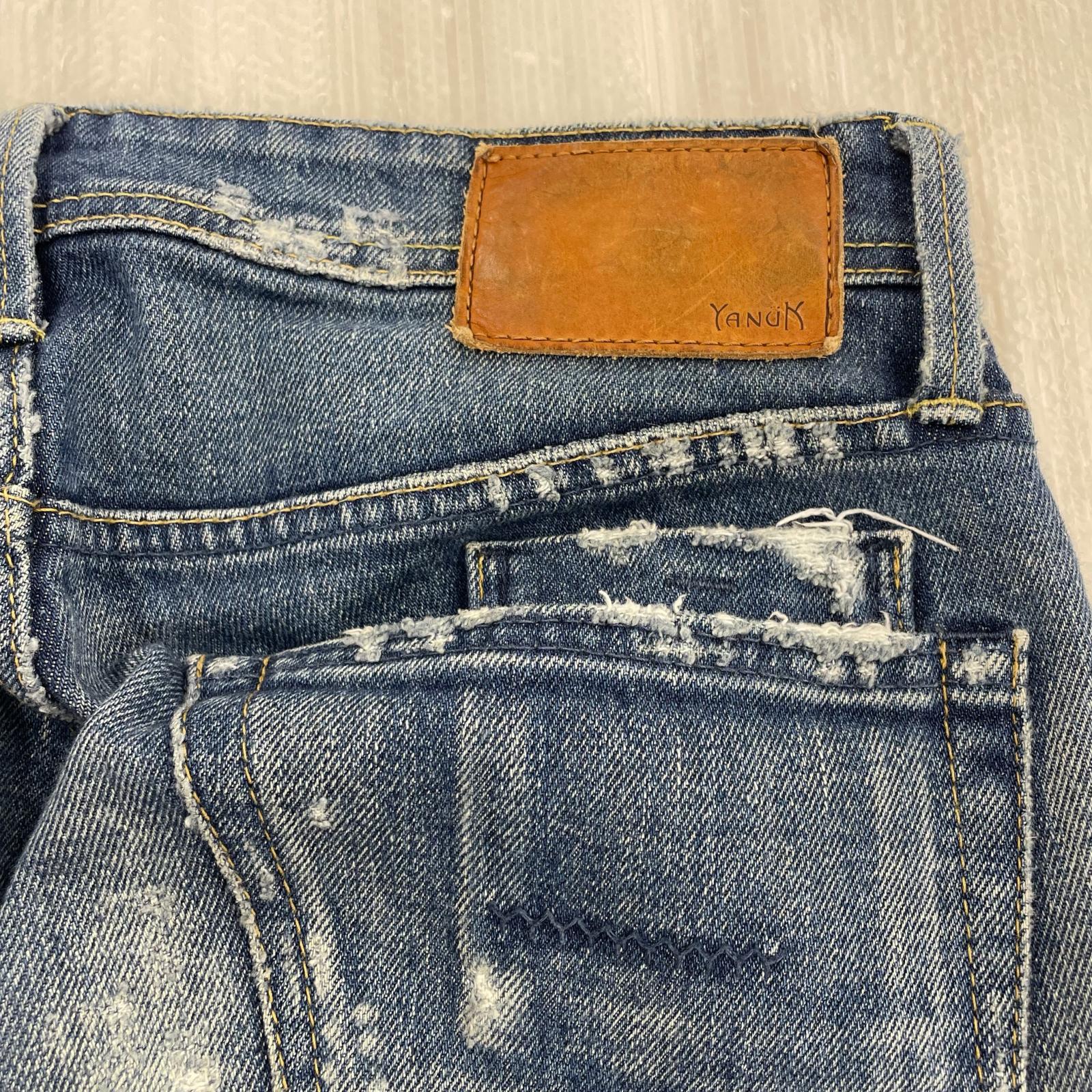 デニムパンツ ダメージデニム Ｗ30 30 ブルー