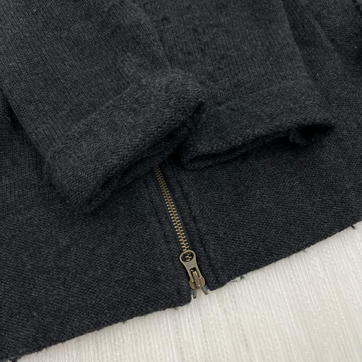 ニット JEAN PAUL GAULTIER HOMME ﾄﾞﾗｲﾊﾞｰｽﾞﾆｯﾄ 48 ブラック