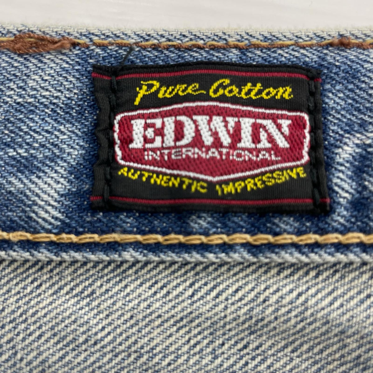 デニムパンツ ×EDWIN L ブルー