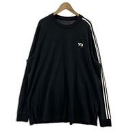 長袖Ｔシャツ STRIPES LONG SLEEVE TEE LL ブラック