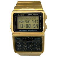 腕時計 CASIO データバンク 腕時計 DBC-610 ゴールド