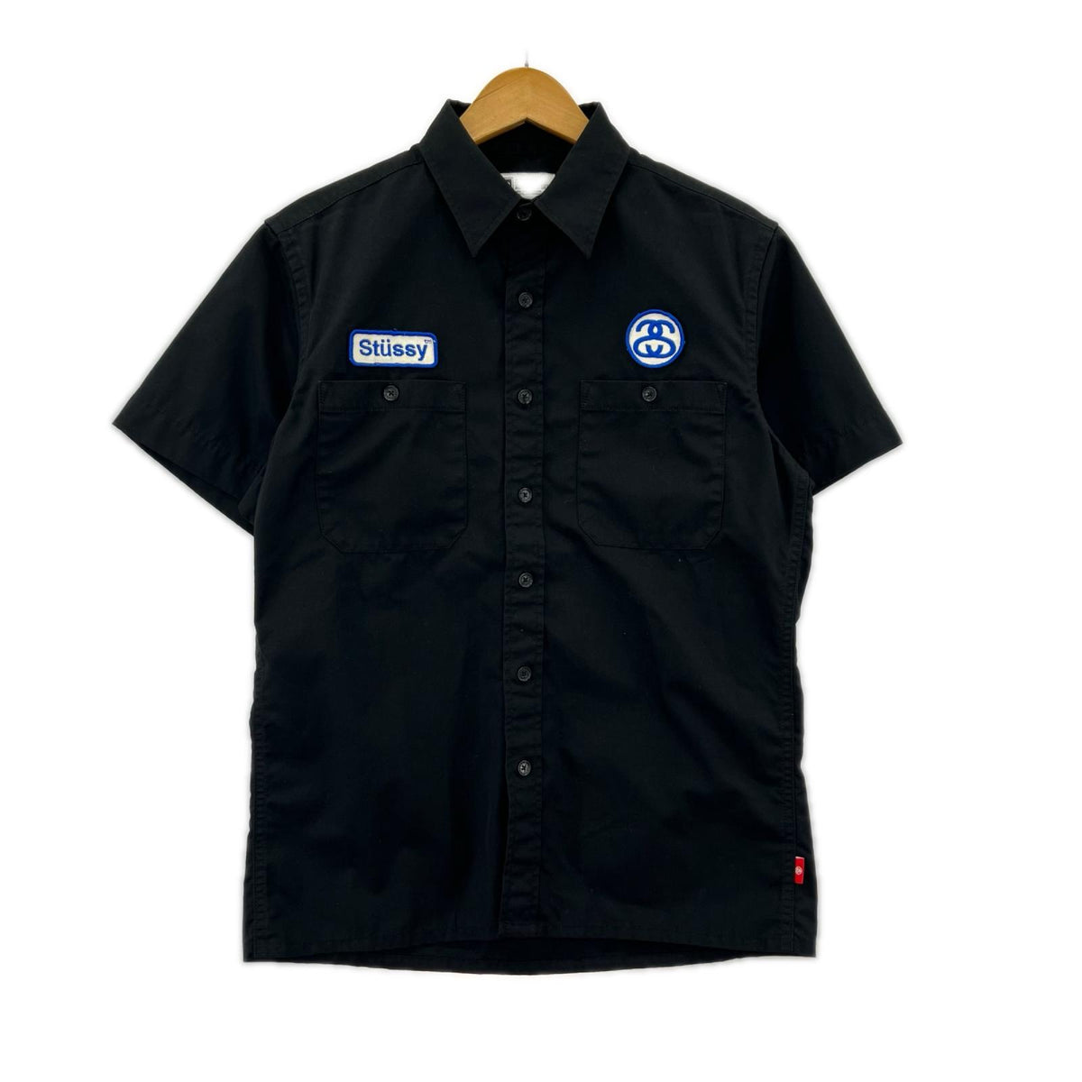 半袖シャツ AUTHENTIC GEAR ﾛｺﾞﾜｯﾍﾟﾝ 黒 (M) M ブラック