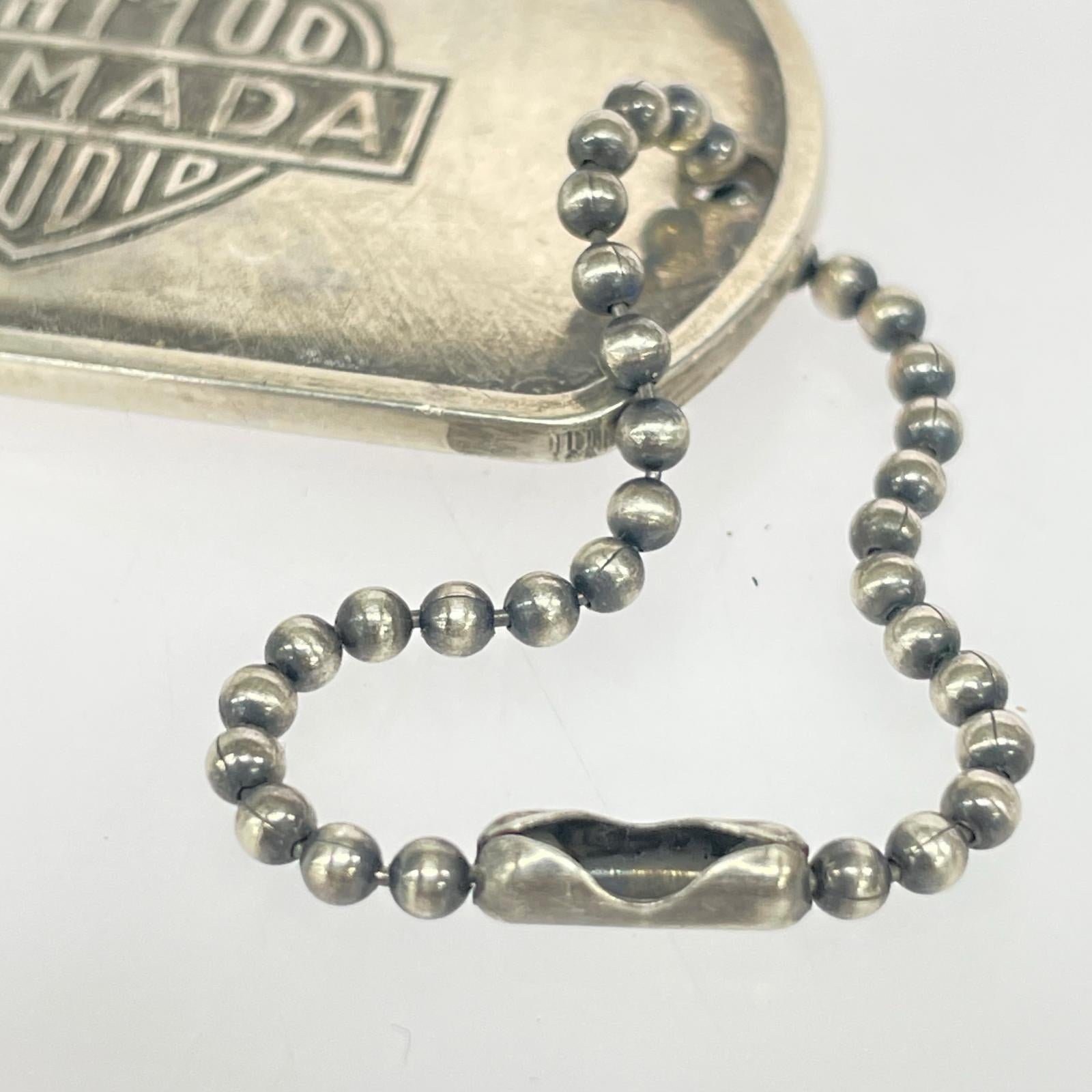 ネックレス TATTOO STUDIO YAMADA　DOG TAG CHARM シルバー