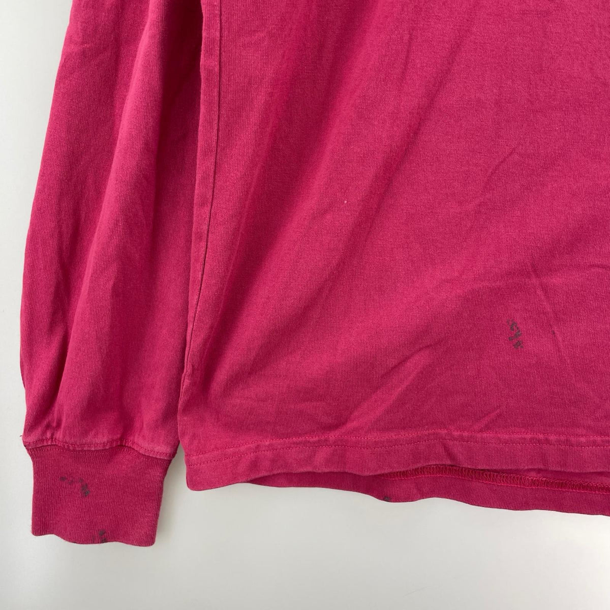 長袖Ｔシャツ ｺｯﾄﾝ ﾋﾟﾝｸ (L) L ピンク